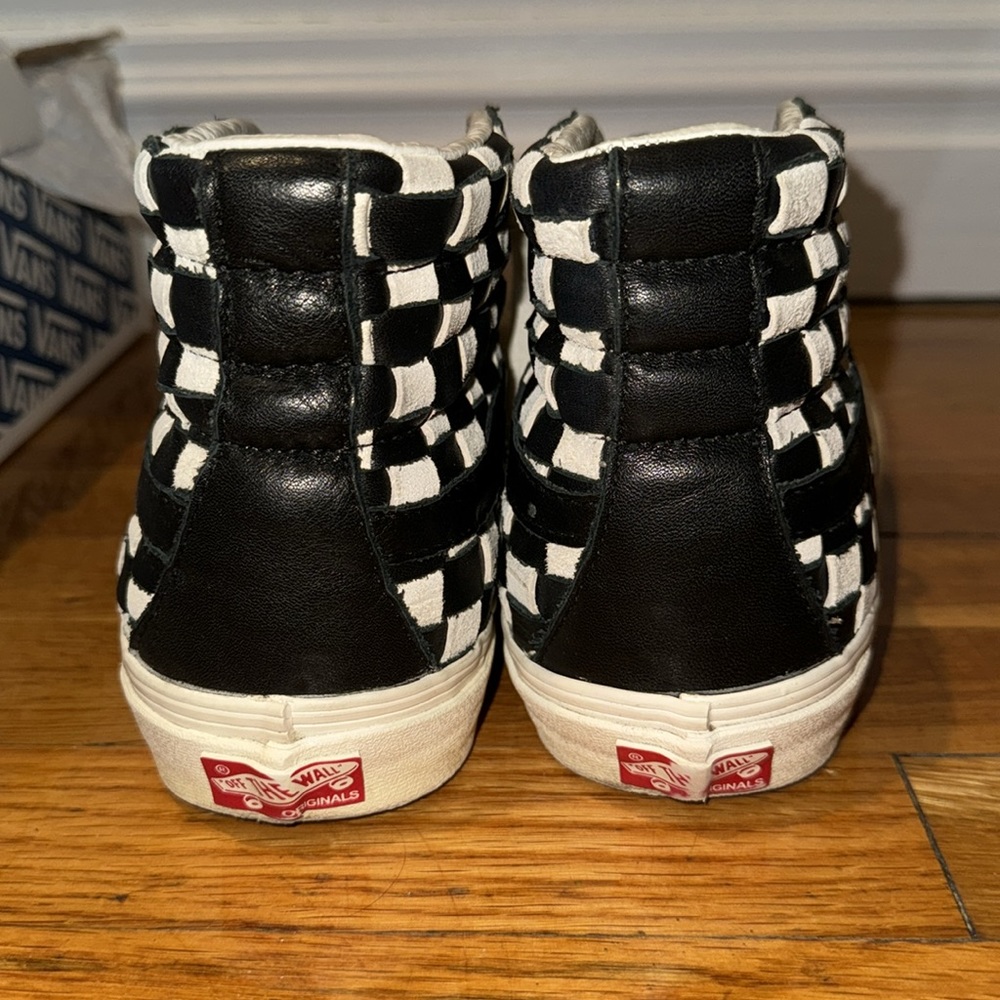 Vans VAULT OG SK8-HI LX 50th Anniversary Checkerboard Woven - Picture 4 of 9